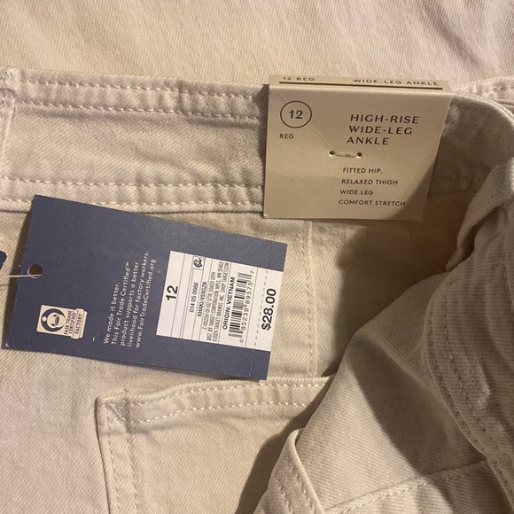 High rise wide leg sailor ankle jeans - 12 - Picture 4 of 4